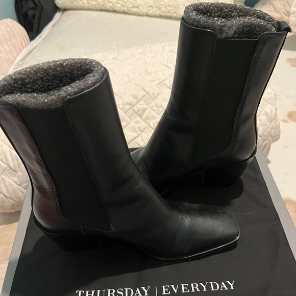 Black Leather Thursday Boots Company Soho - Picture 6 of 15